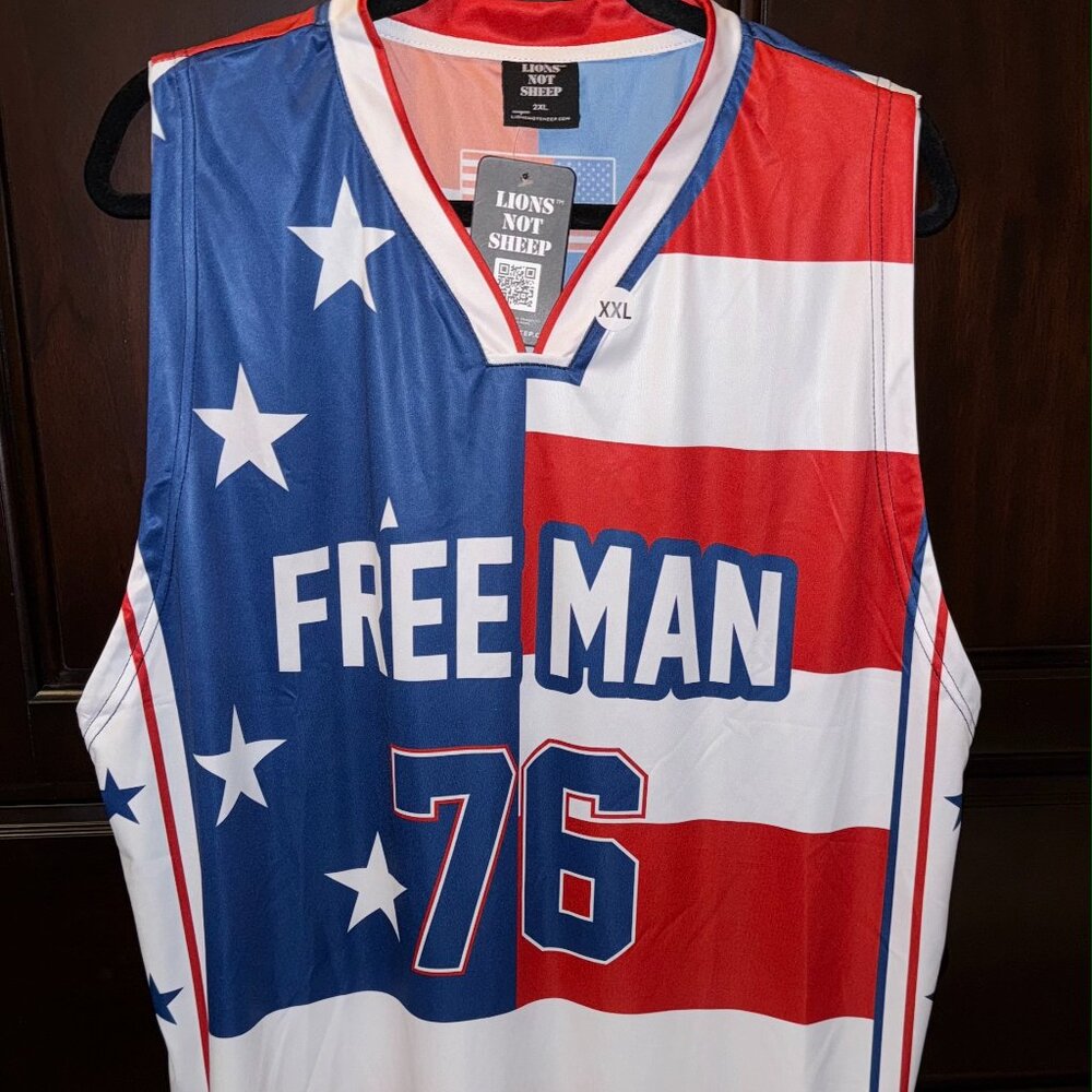 FREE MAN BASKETBALL JERSEY